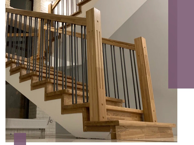 Реставрация деревянных и металлических лестниц в Ярцеве