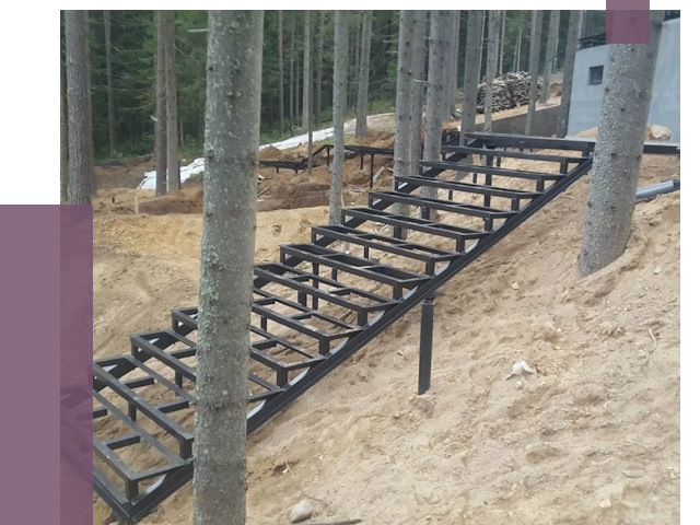 Монтаж металлических лестниц в Ярцеве от 13481 руб. 