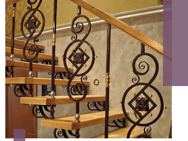 Изготовление кованых лестниц под ключ в Ярцеве