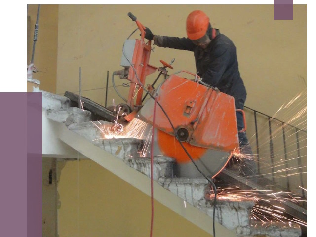 Демонтаж бетонных лестниц в Ярцеве от 4578 руб. за м2 | ПРОЛЁТ-Рцв