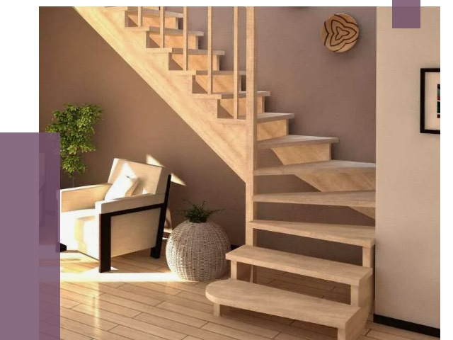 Изготовление Г-образных лестниц в Ярцеве от 18822 руб. 