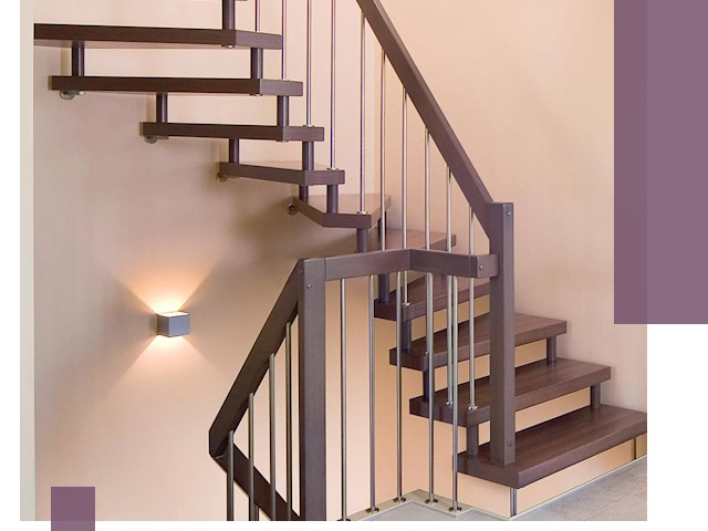 Изготовление лестниц на больцах в Ярцеве под ключ