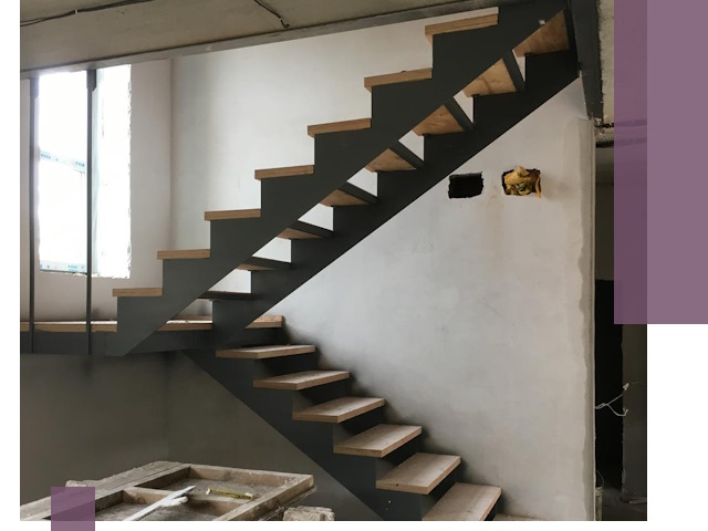 Изготовление лестниц на металлокаркасе в Ярцеве от производителя