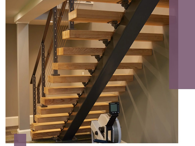 Лестницы на монокосоурах под ключ в Ярцеве - изготовление и монтаж