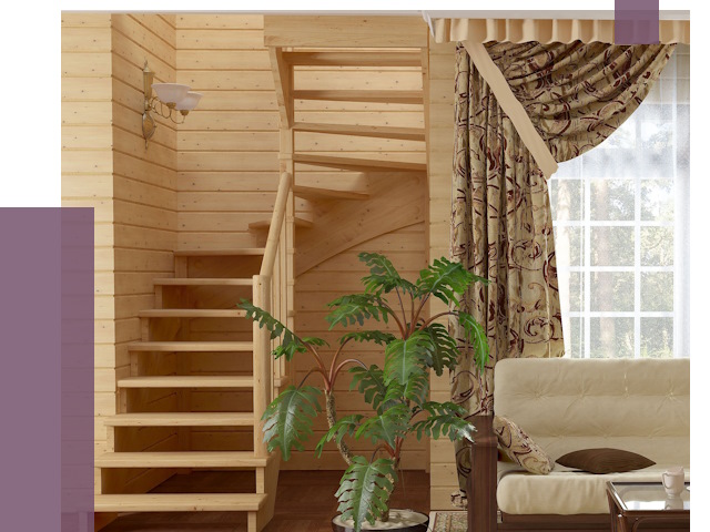 Лестницы для дачи в Ярцеве от 75542 руб.  | ПРОЛЁТ-Рцв