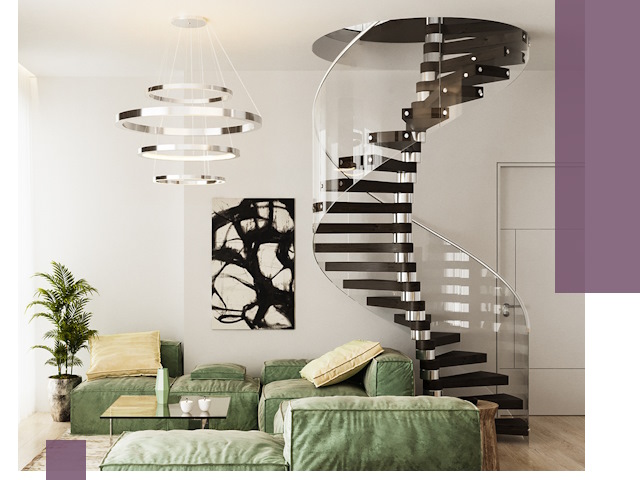 Лестницы для двухуровневой квартиры в Ярцеве — изготовление и монтаж