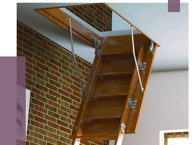 Установка чердачной лестницы в Ярцеве от 7783 руб. | ПРОЛЁТ-Рцв