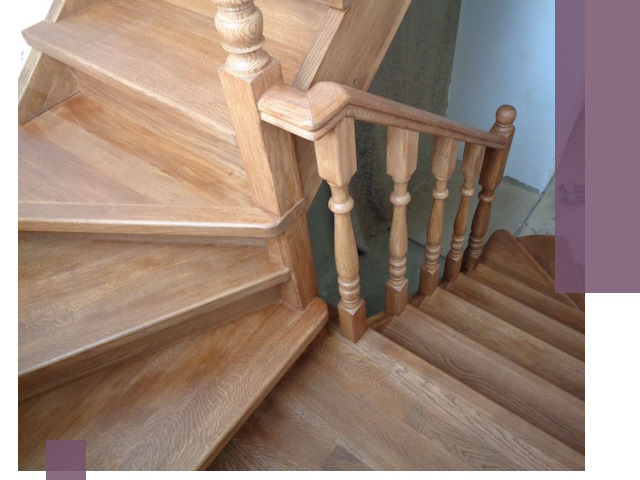 Дубовые лестницы под ключ в Ярцеве: изготовление и монтаж