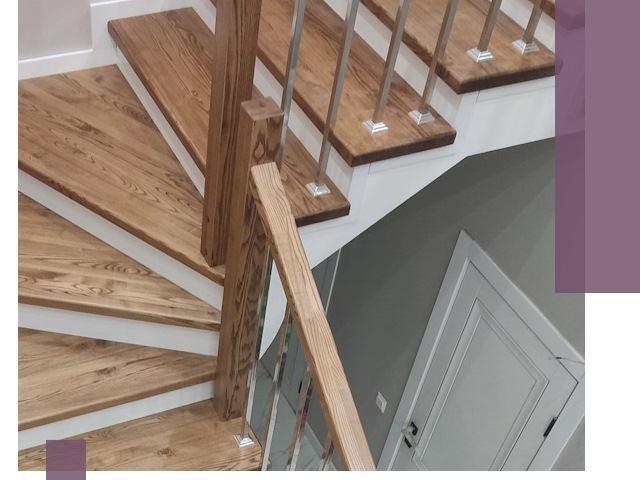 Обшивка металлических лестниц под ключ в Ярцеве