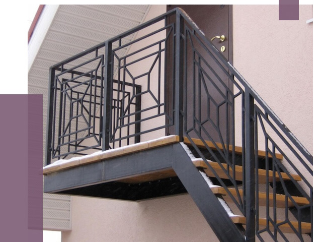 Металлические перила в Ярцеве от 4273 руб.  | ПРОЛЁТ-Рцв