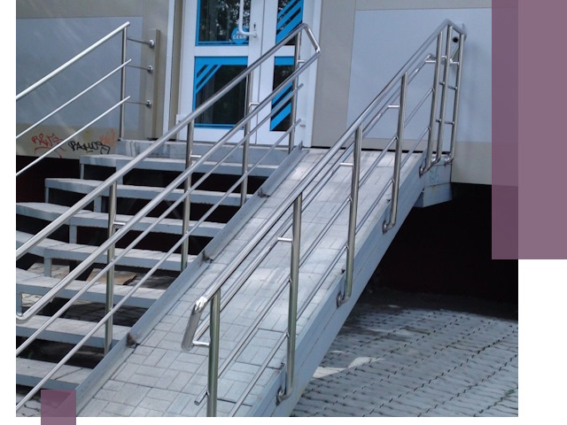 Пандус на крыльцо под ключ в Ярцеве: монтаж и изготовление