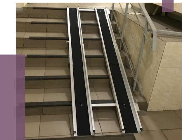 Установка пандуса в подъезд в Ярцеве от 7936 руб. под ключ | ПРОЛЁТ-Рцв