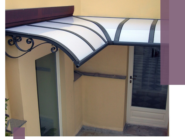 Монтаж козырьков любой сложности в Ярцеве под ключ