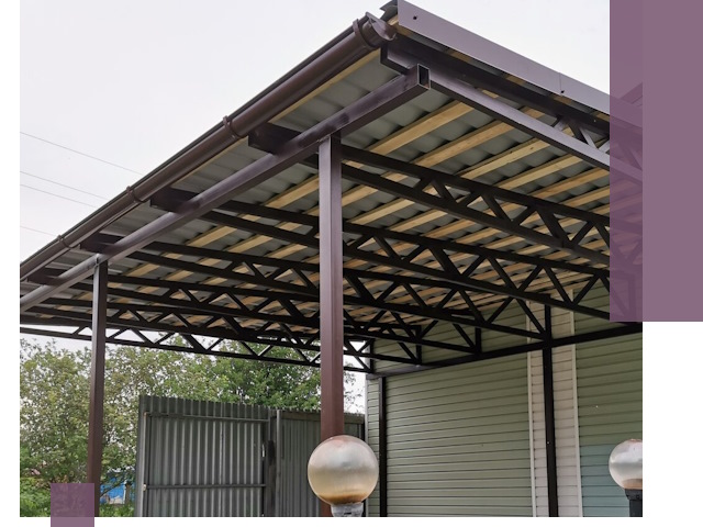 Навесы под ключ в Ярцеве: изготовление, монтаж и гарантия