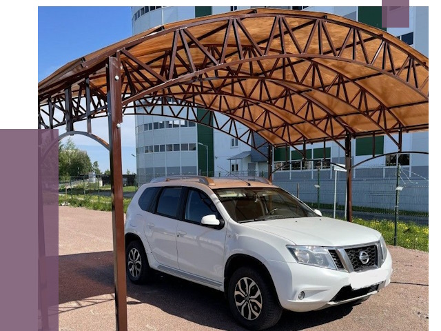 Недорогие навесы в Ярцеве от 42731 руб. | ПРОЛЁТ-Рцв