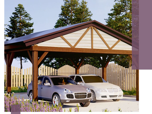 Навесы для автомобиля в Ярцеве — изготовление и монтаж