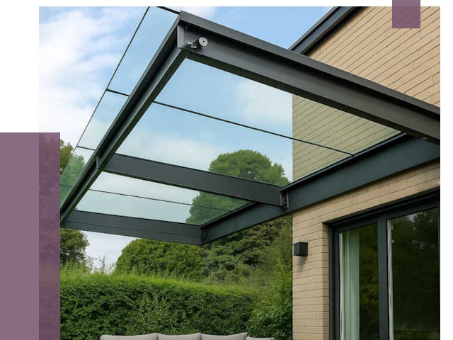 Стеклянные навесы и козырьки в Ярцеве от 12209 руб.