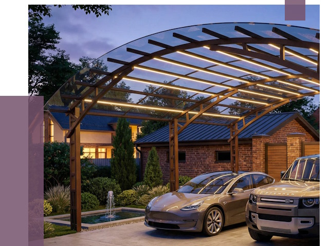 Металлические навесы в Ярцеве от 12616 руб. под ключ — ПРОЛЁТ-Рцв