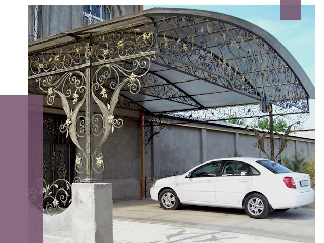 Кованые навесы в Ярцеве от 14498 руб. | ПРОЛЁТ-Рцв