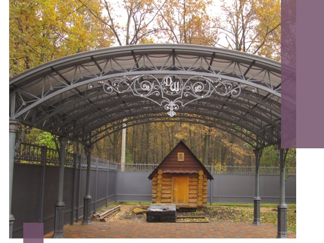 Кованые навесы премиум-класса под заказ в Ярцеве