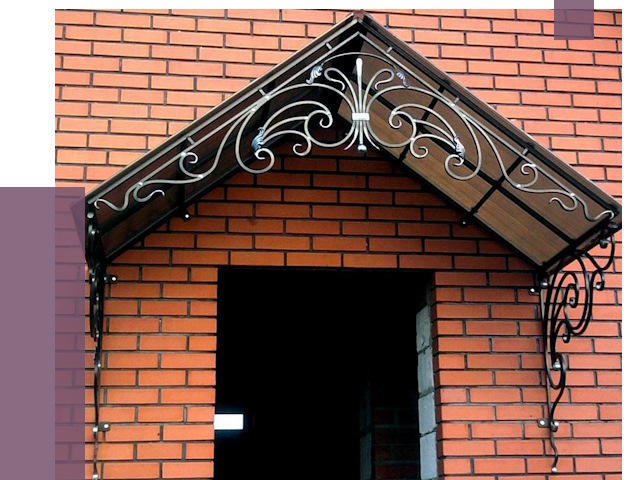 Металлические козырьки в Ярцеве от 10632 руб. 