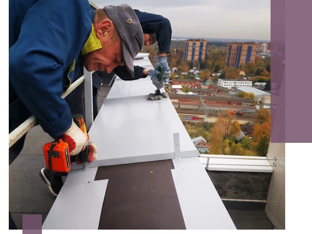 Монтаж парапетов в Ярцеве — установка прочных металлических ограждений