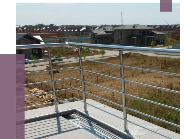 Парапеты из нержавеющей стали в Ярцеве от 7936 руб. за м² | ПРОЛЁТ-Рцв