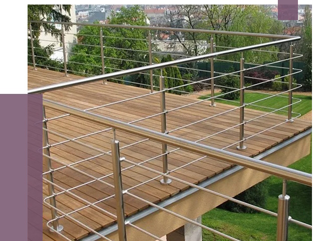 Алюминиевые парапеты в Ярцеве под ключ от 7732 руб. 