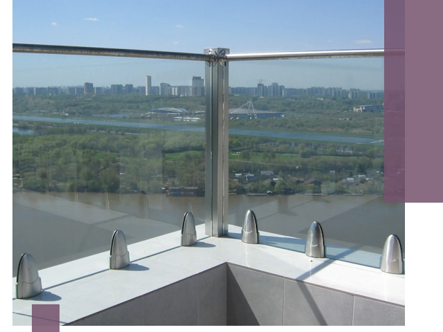 Стеклянные парапеты премиум класса в Ярцеве для домов и бизнесов