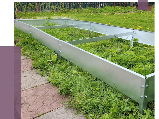 Металлические бордюры для грядок в Ярцеве от 1780 руб. 