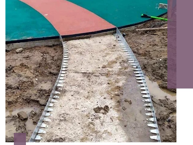 Металлические бордюры для дорожек в Ярцеве — монтаж и изготовление