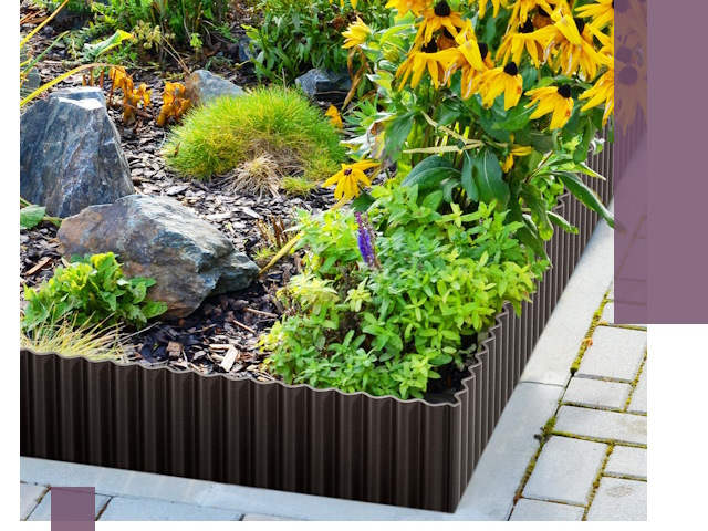 Металлические бордюры для клумб в Ярцеве — производство и монтаж