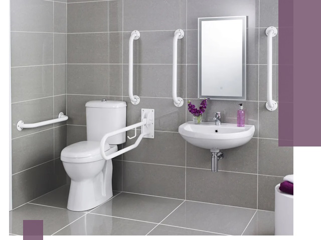 Поручни для санузлов в Ярцеве: установка, ремонт и монтаж